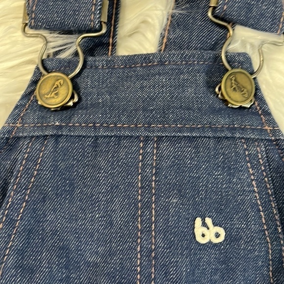 Vintage Buster Brown Overalls size 6-9 mo.  Made in USA - Picture 3 of 7